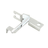 Mr Gasket This throttle cable bracket is made from chrome plated steel.