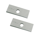 Mr Gasket Traction bar wedge set with 4 degree shim angle, aluminum.