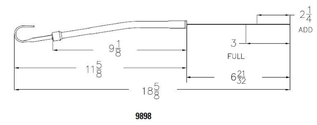 Mr Gasket V8 without Air Conditioning. fits 1955-1979 Buick / Oldsmobile / Pontiac - Side View