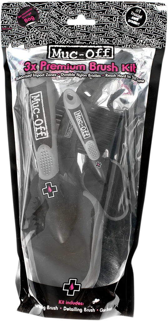 Muc-Off USA 3-Piece Brush Set 220 - Main Product View