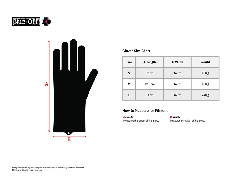 Muc-Off USA Deep Scrub Glove - Medium 20405 - Detail View