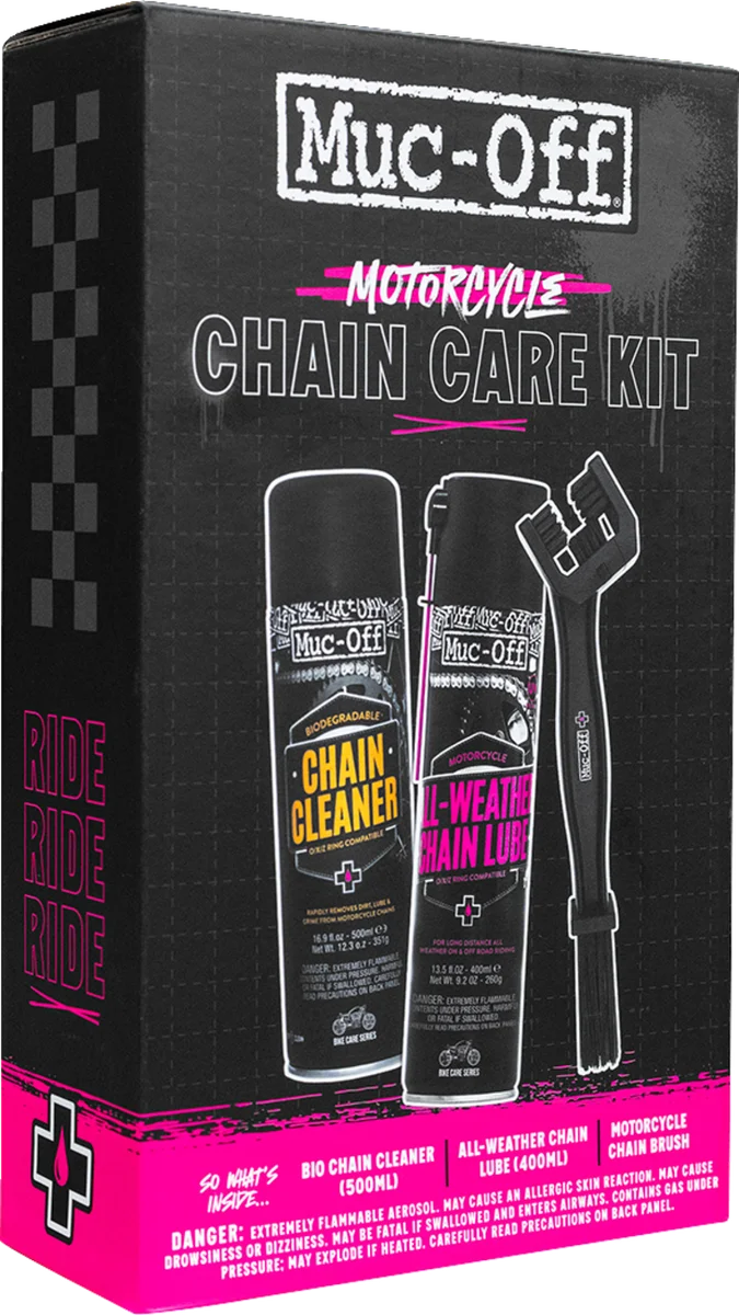 Muc-Off USA Motorcycle Chain Care Kit 21070 - Side View