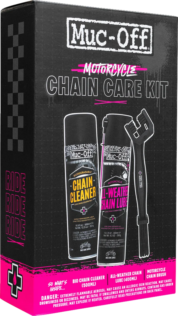 Muc-Off USA Motorcycle Chain Care Kit 21070 - Side View