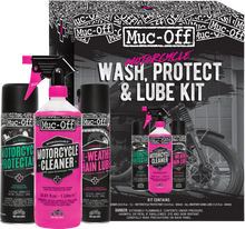 Load image into Gallery viewer, Muc-Off USA Motorcycle Wash, Protect &amp; Lube Kit 20095US - Main Product View