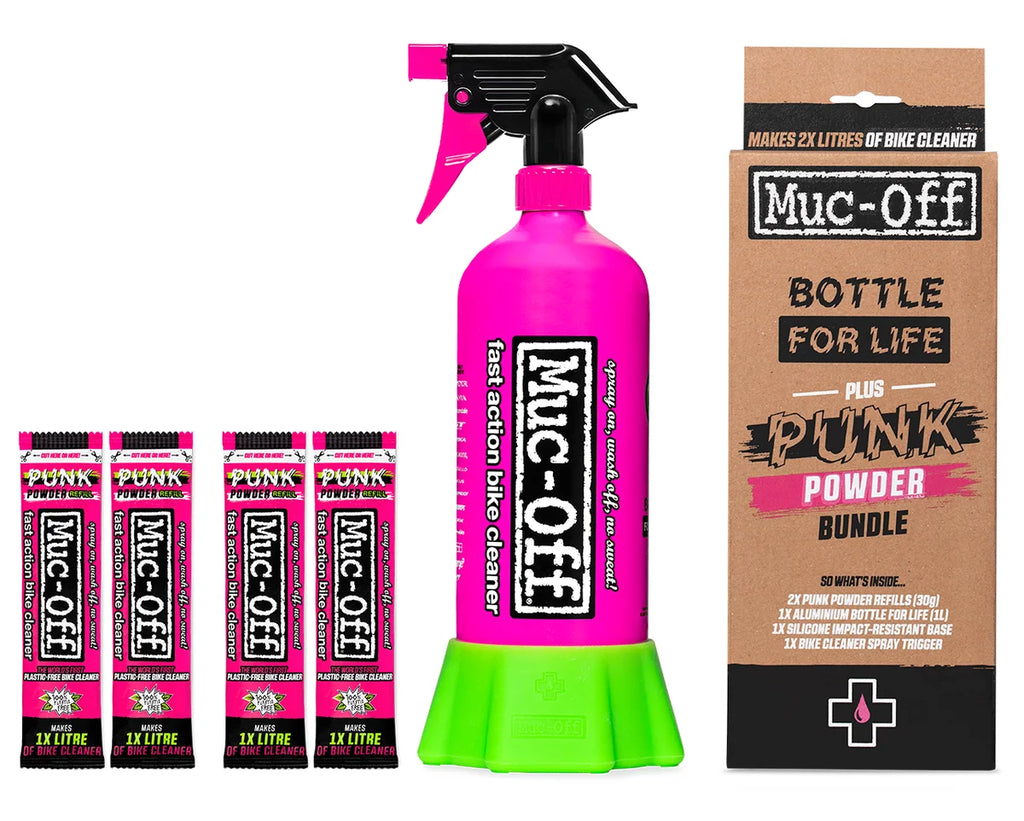 Muc-Off USA Punk Powder Concentrated Cleaner - 4 Pack with Bottle 20609 - Main Product View