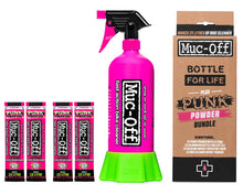 Load image into Gallery viewer, Muc-Off USA Punk Powder Concentrated Cleaner - 4 Pack with Bottle 20609 - Main Product View