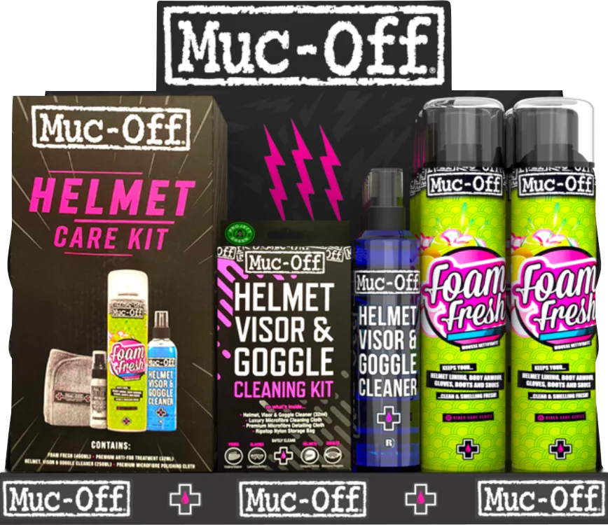 Muc-Off USA Slatwall Kit - Helmet Care 21423 - Side View