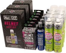 Load image into Gallery viewer, Muc-Off USA Slatwall Kit - Helmet Care 21423 - Back View