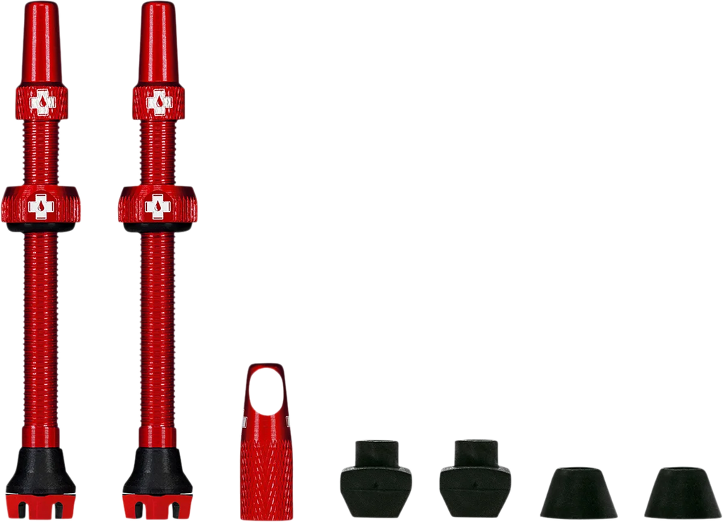 Muc-Off USA Tubeless Valve Stems - Red 20424 - Main Product View
