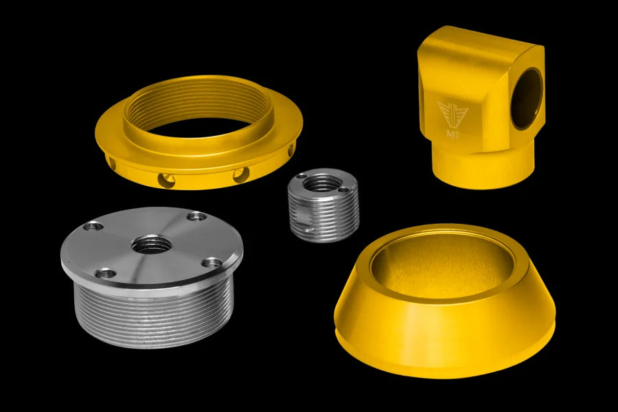Mueller Lowering Kit - M8 - Cam Adjust 130-40 - Back View