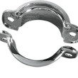 Load image into Gallery viewer, Muffler Clamps - Chrome DragSpecialties 74785 - Main Product View