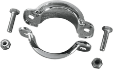 Load image into Gallery viewer, Muffler Clamps - Chrome DragSpecialties 74785 - Main Product View