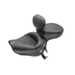 Load image into Gallery viewer, Mustang 00-08 Honda VT1100 Sabre,97-08 Spirit,87-97 Shadow Wide Touring 1PC Seat w/Studs - Black - Side View
