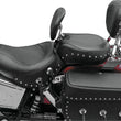 Load image into Gallery viewer, Mustang 00-08 Honda VT1100 Sabre,97-08 Spirit,87-97 Shadow Wide Touring 1PC Seat w/Studs - Black - Detail View