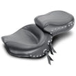 Load image into Gallery viewer, Mustang 00-08 Honda VT1100 Sabre,97-08 Spirit,87-97 Shadow,95-01 Ace Tour 1PC Seat Studs- Black - Side View