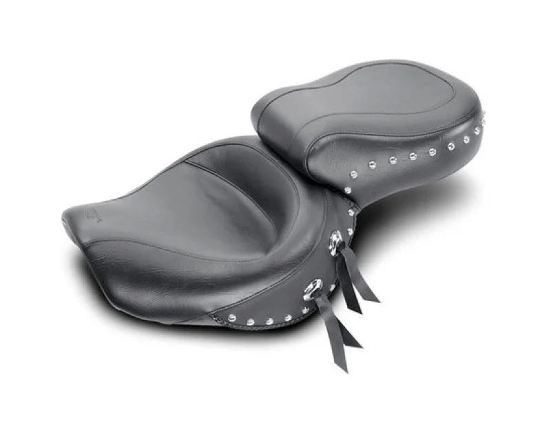Mustang 00-08 Honda VT1100 Sabre,97-08 Spirit,87-97 Shadow,95-01 Ace Tour 1PC Seat Studs- Black - Side View