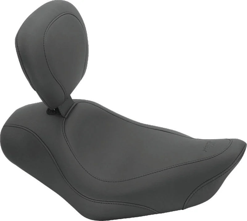 Mustang 00-08 Kawasaki Classic FI, Nomad FI Vintage 2PC Seat w/Driver Backrest - Black - Main Product View