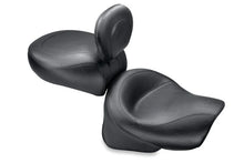 Load image into Gallery viewer, Mustang 00-08 Kawasaki Classic FI, Nomad FI Vintage 2PC Seat w/Driver Backrest - Black - Side View