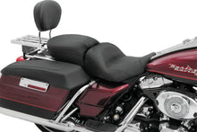 Load image into Gallery viewer, Mustang 00-11 Yamaha V-Star 1100 Classic,02-11 V-Star 1100 Silverado 2PC Seat w/Studs - Black - Main Product View