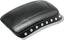 Load image into Gallery viewer, Mustang 00-15 Harley Softail Standard Rear Tire Touring Passenger Seat w/Studs - Black - Main Product View