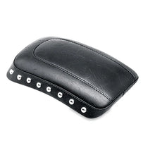 Load image into Gallery viewer, Mustang 00-15 Harley Softail Standard Rear Tire Touring Passenger Seat w/Studs - Black - Side View