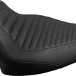 Load image into Gallery viewer, Mustang 00-15 Harley Softail Standard Rear Tire Tripper Solo Seat - Black - Main Product View