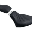 Load image into Gallery viewer, Mustang 00-15 Harley Softail Standard Rear Tire Tripper Solo Seat - Black - Side View