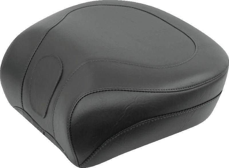 Mustang 00-15 Harley Softail Standard Rear Tire Wide Touring Recessed Passenger Seat - Black - Main Product View