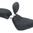 Load image into Gallery viewer, Mustang 00-15 Harley Softail Standard Rear Tire Wide Tripper Passenger Seat - Black - Side View