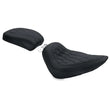 Load image into Gallery viewer, Mustang 00-15 Harley Softail Standard Rear Tire Wide Tripper Solo Seat Diamond Stitch- Black