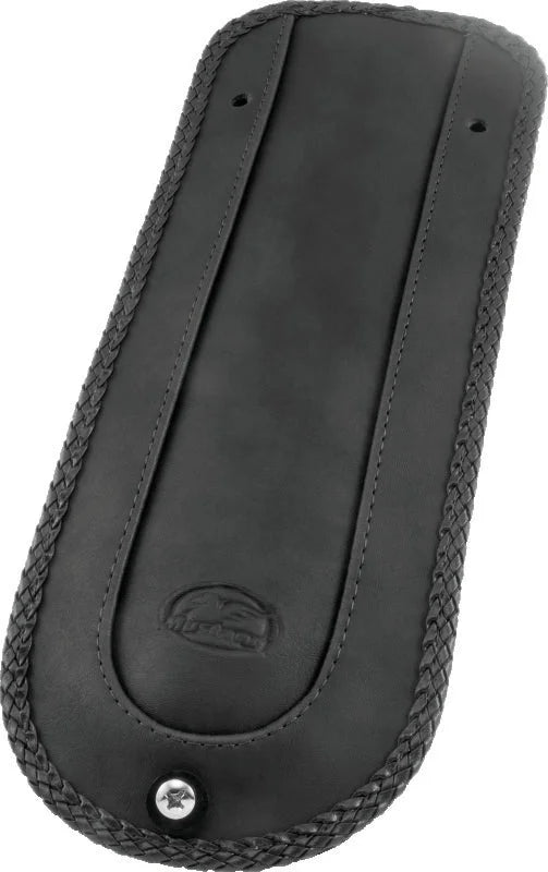 Mustang 00-17 Harley Softail FLSTS, FLSTN, FLSTC w/Stud Plate Fender Bib - Black - Main Product View
