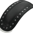 Load image into Gallery viewer, Mustang 00-17 Harley Softail FLSTS, FLSTN, FLSTC w/Stud Plate Fender Bib w/Studs - Black - Main Product View