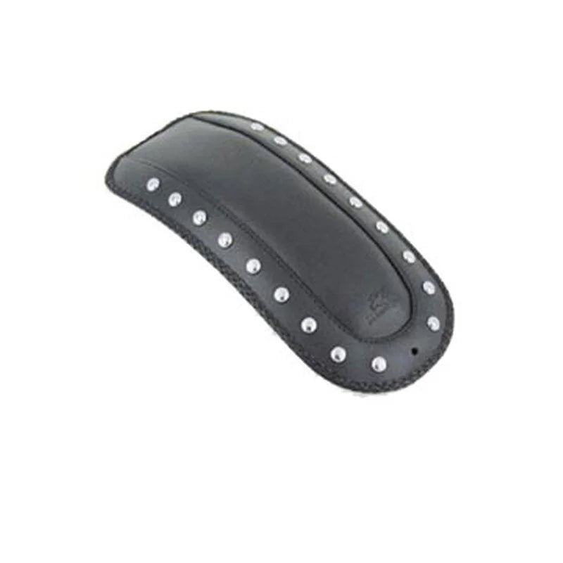Mustang 00-17 Harley Softail FLSTS, FLSTN, FLSTC w/Stud Plate Fender Bib w/Studs - Black - Side View