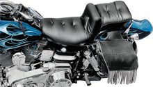 Load image into Gallery viewer, Mustang 00-17 Harley Softail w/Square Dash Tank Bib - Black - Main Product View