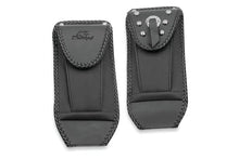 Load image into Gallery viewer, Mustang 00-17 Harley Softail with Square Dash Tank Bib w/Studs- Black - Main Product View