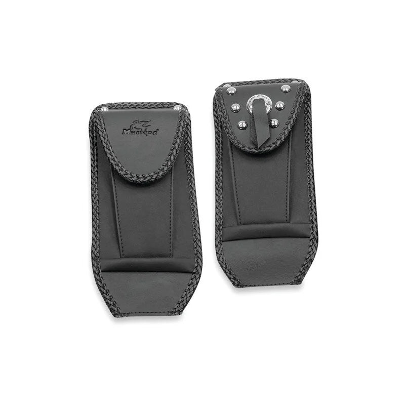 Mustang 00-21 Harley Softail Tank Bib - Black - Side View