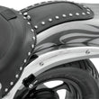 Load image into Gallery viewer, Mustang 01-04 Suzuki 80 Volusia, 05-08 Boulevard C50, 08-09 C109R Fender Bib w/Studs - Black - Side View