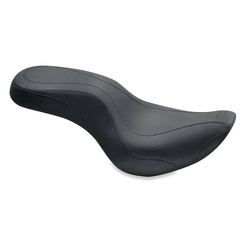 Mustang 01-08 Honda VT750DC Spirit DayTripper 1PC Seat - Black - Side View