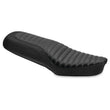 Load image into Gallery viewer, Mustang 01-15 Triumph Bonneville, T100,Scrambler, Thruxton, 2012 SE 1PC Classic Seat - Black - Side View