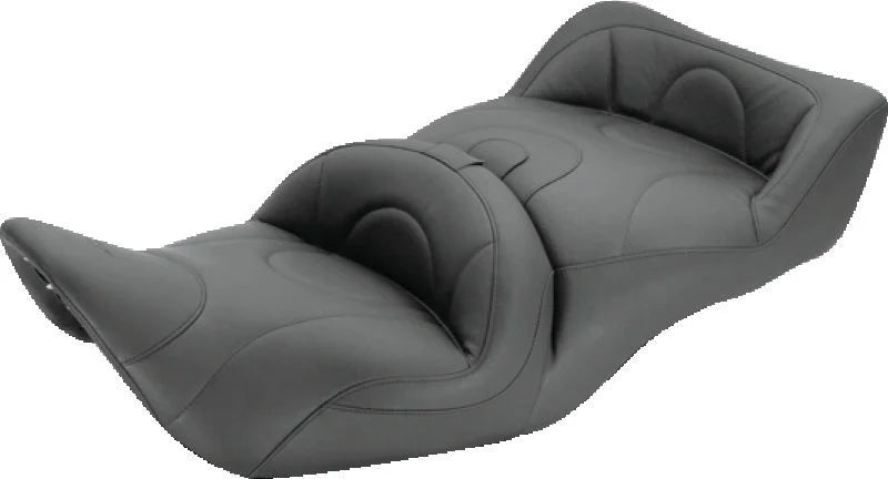 Mustang 01-17 Honda Gold Wing GL1800 Standard Touring 1PC Seat - Black - Side View
