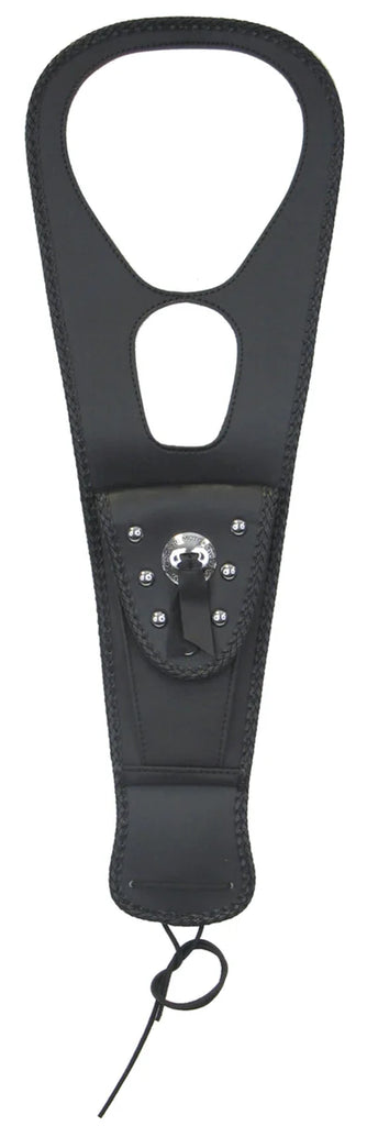 Mustang 02-08 Honda VTX1800 Cruiser Tank Bib w/Studs- Black - Main Product View