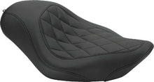 Load image into Gallery viewer, Mustang 02-08 Honda VTX1800C Sport Touring 2PC Seat w/Driver Backrest - Black - Main Product View
