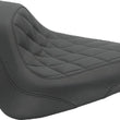 Load image into Gallery viewer, Mustang 02-08 Triumph America, 03-08 Speedmaster Fender Bib - Black - Side View