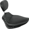 Load image into Gallery viewer, Mustang 02-09 Honda VTX1300 Retro, S &amp; T Wide Touring 2PC Seat - Black - Main Product View