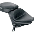 Load image into Gallery viewer, Mustang 02-09 Honda VTX1300 Retro, S &amp; T Wide Touring 2PC Seat w/Studs - Black - Main Product View