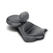 Load image into Gallery viewer, Mustang 02-09 Honda VTX1300 Retro, S ,T Wide Touring 2PC Seat w/Driver Backrest - Black - Side View