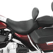 Load image into Gallery viewer, Mustang 03-08 Kawasaki Vulcan 1600 Classic, 05-08 Nomad Tour 2PC Seat w/Driver Backrest - Black - Main Product View