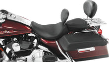 Load image into Gallery viewer, Mustang 03-08 Kawasaki Vulcan 1600 Classic, 05-08 Nomad Tour 2PC Seat w/Driver Backrest - Black - Main Product View