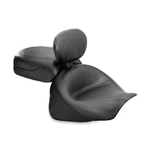 Load image into Gallery viewer, Mustang 03-08 Kawasaki Vulcan 1600 Classic, 05-08 Nomad Tour 2PC Seat w/Driver Backrest - Black - Side View