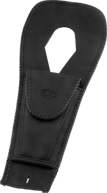 Mustang 04-09 Honda VTX1300C Cruiser, 03-09 Retro,03-07 S Tank Bib - Black - Side View